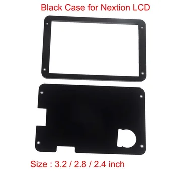 Черный акриловый чехол Nextion для Nextion Улучшенный 3,2 2,8 2,4-дюймовый сенсорный дисплей HMI с ЖК-модулем