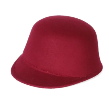 Оптом модные милые простые пустые жокей кепка унисекс Винтаж Fedora шляпу