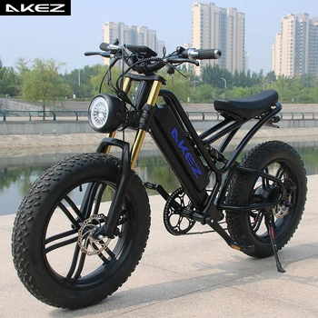 20-дюймовый дорожный электрический велосипед с двигателем 48v750w, литиевая батарея емкостью 17,5 АЧ, Двойной амортизатор, пляжный, снежный, толстый электрический велосипед