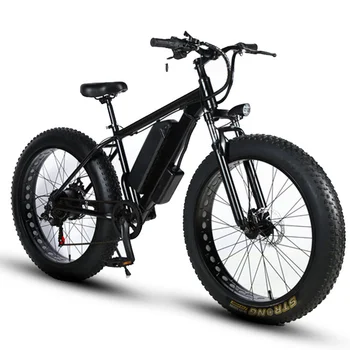 Электровелосипед мощностью 350 Вт с двигателем fat tyre, 5 скоростей, езда по бездорожью, горный песчаный пляж, снежное поле, электровелосипед
